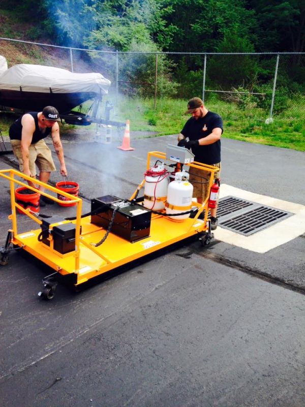 Commercial infrared asphalt repair