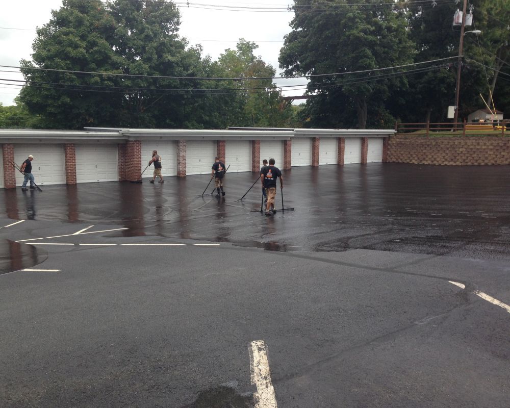 Beckage commercial paving completed project 14