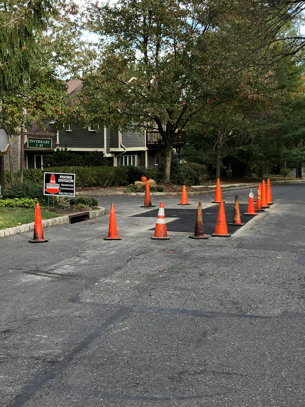 Beckage commercial paving completed project 24