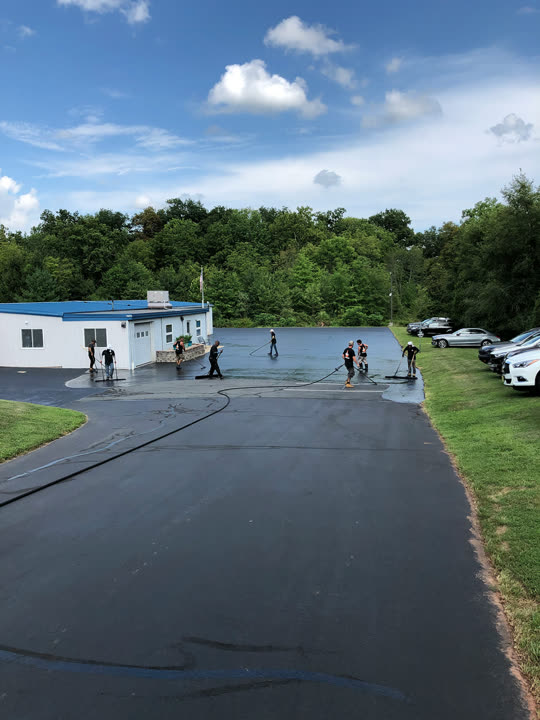 Beckage commercial paving completed project 27