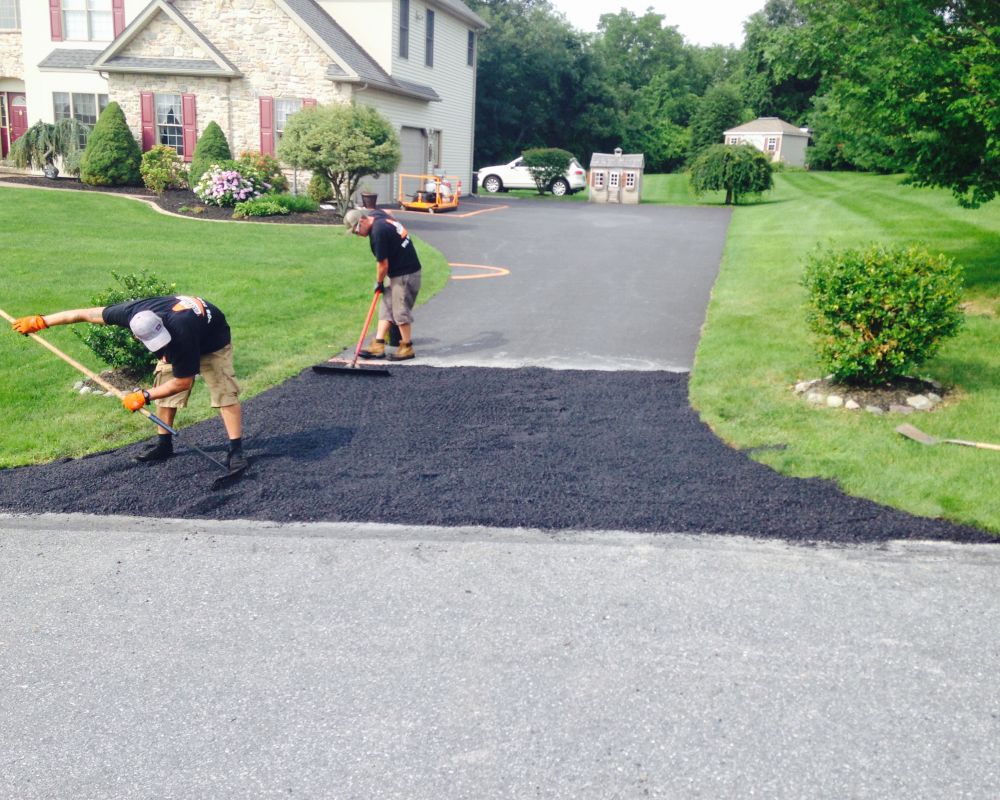 Residential Cut & Patch Driveway Repair - photo 14