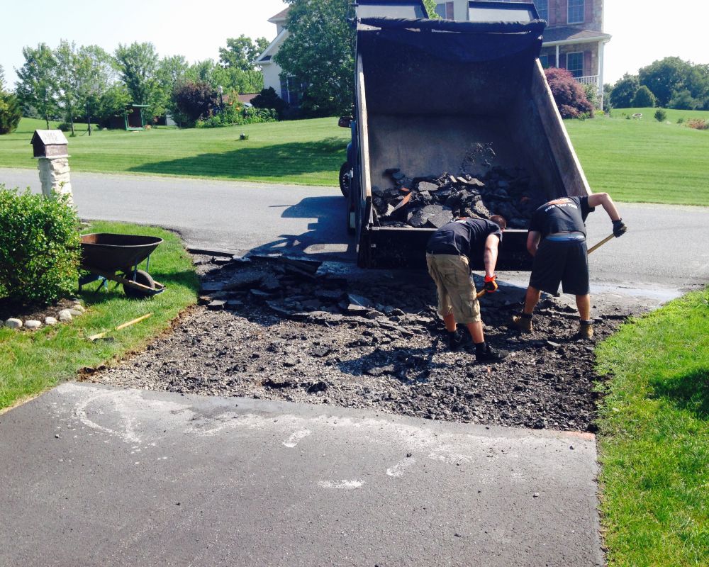 Residential Cut & Patch Driveway Repair - photo 26